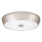 Lithonia FMDDHL 14 20840 BN M4 23 Watts 1650 Lumens LED Indoor Ceiling 14 inches Round Flush Mount Brushed Nickel 3000K