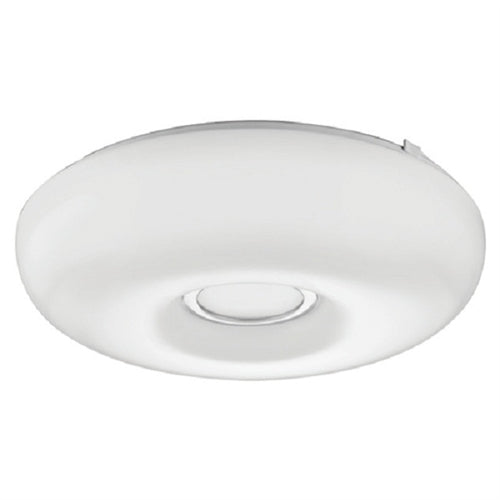 Lithonia FMKMRL 14 20830 KR M4 23 Watts 1588 Lumens LED Indoor Ceiling 14 inches Round Flush Mount Chrome Finish 3000K