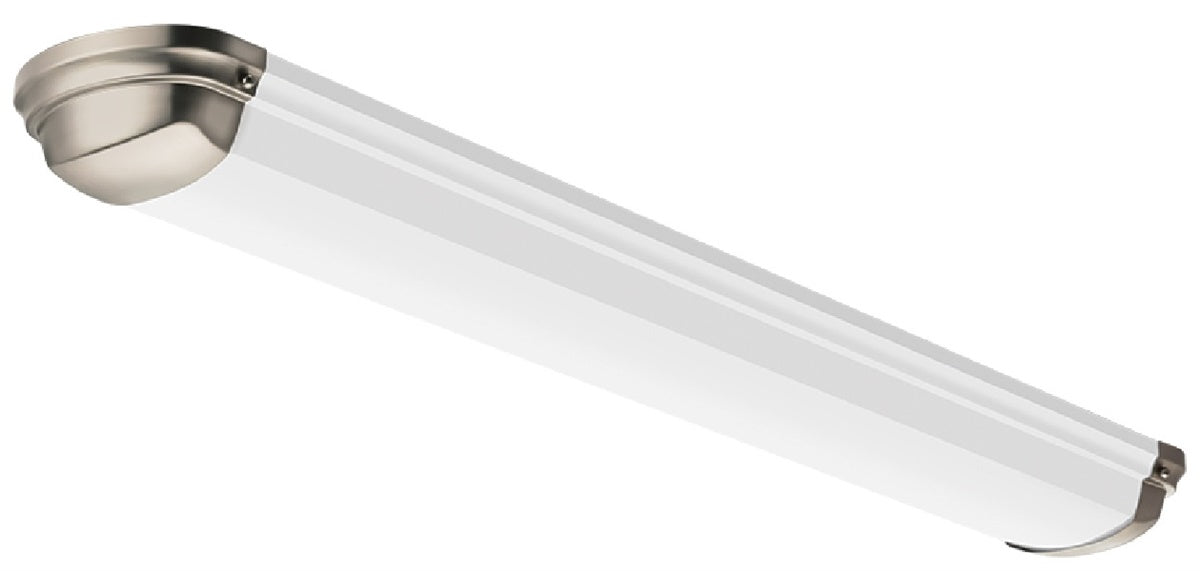 Lithonia FMLLBHL 48IN 30K 80CRI BN 94W 48" Linear LED Flush Mount, 3000K Color Temperature, 80 CRI, Brushed Nickel