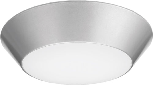 Lithonia FMMLS 7 SWW2 WL DNA LED Indoor Ceiling 7 inches Round Flush Mount 3000K/4000K/5000K CCT Switchable, Wet Location, Natural Aluminum Finish