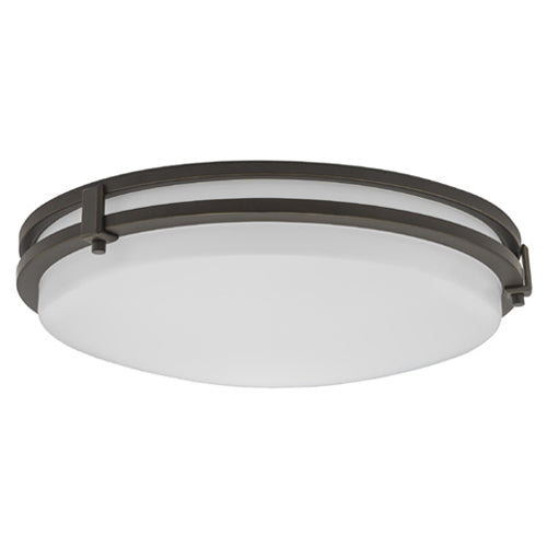 Lithonia FMSATL 13 14830 BZA M4 16 Watts 925 Lumens LED Indoor Ceiling 13 inches Round Flush Mount Antique Bronze 3000K