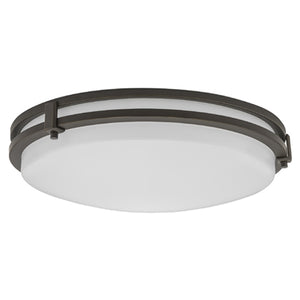 Lithonia FMSATL 16 20840 BZA M4 23 Watts 1600 Lumens LED Indoor Ceiling 16 inches Round Flush Mount Antique Bronze 4000K