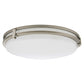 Lithonia FMSATL 16 20840 BN M4 23 Watts 1600 Lumens LED Indoor Ceiling 16 inches Round Flush Mount Brushed Nickel 4000K