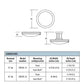 Lithonia FMSATL 16 20840 BN M4 23 Watts 1600 Lumens LED Indoor Ceiling 16 inches Round Flush Mount Brushed Nickel 4000K