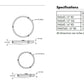 Lithonia FMSATL 16IN RD SWW5 90CRI 120 BN 16" LED Round Decorative Flush Mount, Selectable CCT 2700K/3000K/3500K/4000K/5000K,90 CRI, 120V, Brushed Nickel