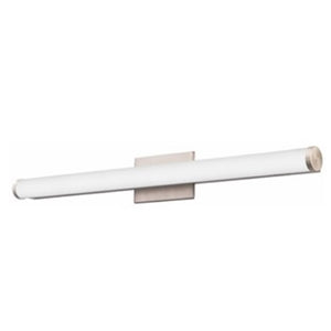 Lithonia FMVCCL 12IN MVOLT 30K 90CRI BN M6 Lithonia Contemporary Cylinder Vanity 9.5 Watt 650 Lumens 3000K Warm White 12" Length 90 CRI Brushed Nickel