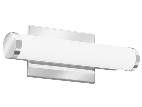 Lithonia FMVCCL 12IN MVOLT 30K 90CRI KR M6 Lithonia Contemporary Cylinder Vanity 9.5 Watt 650 Lumens 3000K Warm White 12" Length 90 CRI Chrome