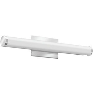 Lithonia FMVCCLS 24IN MVOLT 30K35K40K 90CRI KR M6 Lithonia Contemporary Cylinder Vanity 18 Watt 1300 Lumens 3000K, 3500K and 4000K Warm White 24" Length 90 CRI Chrome