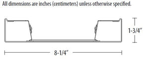 Lithonia GRD LLP 8FT MSL8 80CRI 30K ID1500LMF 80/20 MIN1 ZT 120 SCT F1/24A C210 8" Run LED Grad Linear Suspended Fixture, 8', 80 CRI, 3000K, 1500 LPF, Dim to 1%, 0-10V, 120V, Single Circuit, Univ Mounting Bracket, 24" Adjustable Suspension, White Finish