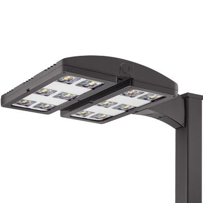 Lithonia HLA LED P3 40K T5M 347 RPA DBLBXD High Lumen Area LED Light P3 Performance Package, 4000K Color, Type V Medium Distribution, 347V, Round Pole Mounting, Textured Black