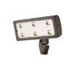 Lithonia HLF1 LED P5 50K WFL MVOLT VG YKC64 PER7 DBLXD 368W High Lumen LED Floodlight, P5 Performance Package, 5000K, Wide Flood Distribution, 120-277V, Vandal Guard, Yoke with 4ft, 16-3 SO Cord, Seven-Wire Receptacle, Black