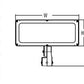 Lithonia HLF1 LED P2 50K WFL 277 YKC62 PER DWHXD 246W High Lumen LED Floodlight, 5000K Color Temperature, Wide Flood Distribution, 277V, Yoke with 16-3 SO Cord Mounting, NEMA Twist-Lock Receptacle, White Finish