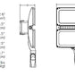 Lithonia HLF2 LED P3 50K NSP MVOLT IS DMG DDBXD 598W High Lumen LED Floodlight, P3 Performance Package, Narrow Spot Distribution, 120-277V, Integral Slipfitter, Dark Bronze Finish