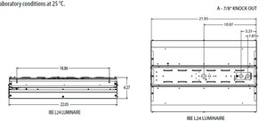 Lithonia IBE 12LM MVOLT 40K High Bay LED 12000LM 40K 24", White