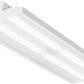Lithonia IBE L48 30000LM ATC MD MVOLT GZ10 40K 80CRI E15WCP BPK DWH 48" High Bay LED, 30000 Lumens, Acrylic Textured Lens, Medium Distribution, 120-277V, 0-10V Dim, 4000K, 80 CRI, EM Self-DiagnosticBattery Pack, Gloss White