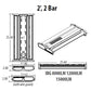 Lithonia IBG 12000LM SEF ATL ND MVOLT GZ10 35K 80CRI MB 76W LED High Bay, 12000 Lumens, Standard Efficiency Performance Package, Acrylic Textured Lens, Narrow Distribution, 120-277V, 0-10V Dimming, 3500K, 80 CRI, Matte Black