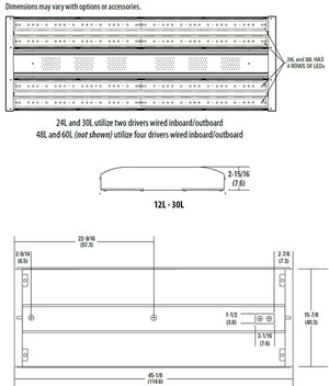 Lithonia IBL 12L ND SD125 LP840 100W LED High Bay, 12000 Lumens, Narrow Distribution, Semi-Diffuse Acrylic Lens, 80 CRI, 4000K Color Temperature