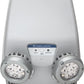 Lithonia INDL SP2200L UVOLT LTP EHO SDRT 11W Indura Damp Location Emergency Light, 2200 lumens, Spot Distribution, 120-347V, Lithium Iron Phosphate Battery, Self-Diagnostics, Remote Testing