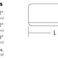 Lithonia KACM LED 40C 700 40K R3 347 TC DNAXD 94W LED Surface Canopy Light, 40C LEDs, 700mA, 4000K Color Temperature, Type III Distribution, 120-277V, Through-Wire Condulet Tee, Natural Aluminum Finish