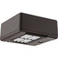 Lithonia KACM LED 40C 700 40K R2 MVOLT TC DDBTXD 94W LED Surface Canopy Light, 40C LEDs, 700mA, 4000K Color Temperature, Type II Distribution, 120V, Through-Wire Condulet Tee, Textured Dark Bronze Finish