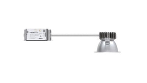 Lithonia LBR4 ALO2 SWW1 AR TRW LSS MWD MVOLT UGZ 4" Round Retrofit Downlight, 1000/1500/2000 Lumens, Switchable CCT, Clear Reflector, White Painted Flange, Semi-Specular Reflector Finish, Medium Wide Distribution, 120-277V, Univ Dim to 10%