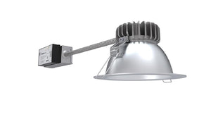 Lithonia LBR6 10LM 35K AR LSS MWD MVOLT UGZ E10WCP 6" Round New Construction and Retrofit Housing, 1000 Lumens, 3500K , Clear, Semi-Specular, Medium Wide Dist, 120-277V, Dim to 10% 0-10V, Emergency Battery Pack, T20 compliant