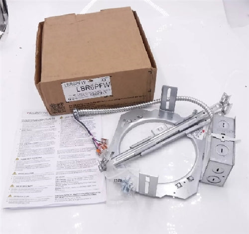 Lithonia LBR6PFW EM Mounting Frame Accessory for ELR, E10WCPR, E10WCP, E10WRSTAR