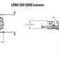 Lithonia LDN4 35/10 MVOLT GZ10 E10WCP HSG 4" Round LED Downlight, 3500K, 1000 Lumens, 0-10V Driver Dimming to 10%, 10W Emergency Battery Pack, Housing Only