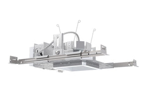 Lithonia LDN4SQ 40/05 MVOLT GZ10 HSG 4" Square Open Non-IC New Construction Downlight, 4000K, 500 Lumens, 0-10V Driver Dims to 10%