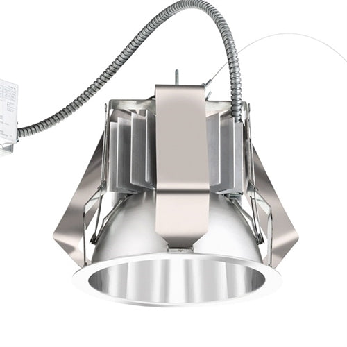 Lithonia LDN8RV 40/20 LR8AR LSS MVOLT EZ1 8" Downlight LED, 4000K, 2000 Lumens, 8" Downlight Clear Trim, Semi-Specular Finish, 120-277V, eldoLED 1% 0-10V
