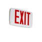 Lithonia LQM S W 3 R MVOLT EL N SD M6 Quantum LED Exit Sign, Stencil Face Type, White Housing, 3 Single Faces, Red letter, 120-277V, Nickel Cadmium Battery, Self-Diagnostics