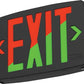 Lithonia LQM S B RG MVOLT M6 Quantum LED Exit Sign, Stencil Face, Black Housing, Red/Green Switchable Letter, 120-277V
