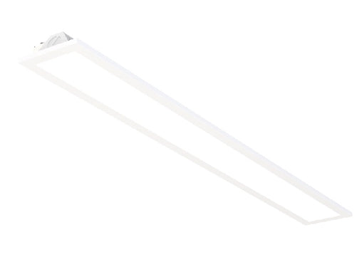 Lithonia LSIX 4FT 4000LM 80CRI 40K FFR SWL MIN1 ZC MVOLT MW NLTAIR2 APIR 4' LED Troffer, 4000 Lumens, 80 CRI, 4000K, Extruded Flat Frame, Satin White, Dims to 1%, 0-10V Driver, 120-277V, Matte White, Occ Sensing with Passive Infrared