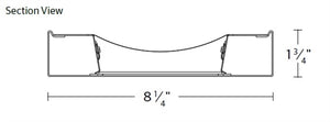 Lithonia PLN8 LLP 4FT MSL4 80CRI 35K ID1300LMF 30/70 SCT MIN1 MVOLT WHSG ZT FLEP F1/36A WHTCY WCRD DC Planar Indirect/Direct Light, Longest Length Possible, 4 Feet Run Length, 4' Section, 80 CRI, 3500K, 1300 Nominal Lumens Per Foot, White Satin