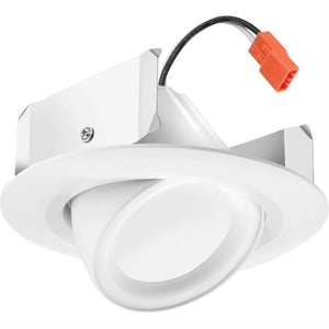 Lithonia RB4A SWW5 MW  4" Adjustable LED Trim Kit, Switchable Color Temperature 2700K, 3000K, 3500K, 4000K, 5000K, Matte White