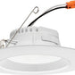 Lithonia RB56 SWW5 MW M6 10.2W 5"/6" Switchable White LED Baffle Trim Kit, 860 Lumens, 2700K-5000K, 90 CRI, 120V, 100%-10% Dimming, White
