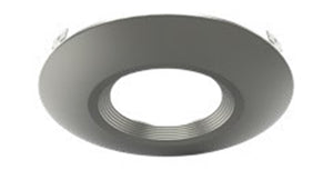 Lithonia RB56TRIM SNP R6 5/6" Baffle Trim Insert, Satin Nickel Paint Finish, Retail Pack of 6 Units