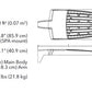 Lithonia RSX3 LED P2 40K R3 MVOLT SPA DDBXD Area LED Light, P3 Performance Package, 3000K, Type 3 Wide Distribution, 120-227V, Square Pole Mounting, Dark Bronze