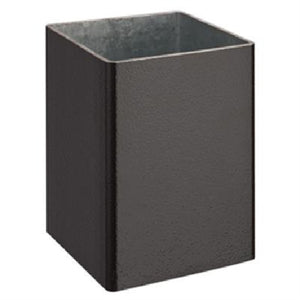 Lithonia SSS 10 4C DM19AS DDBXD 10' Square Straight Steel Pole, 4" 11g (0.120") Shaft Base/ Wall Thickness, 1 at 90 Degrees DSX/RSX/OMERO Drill Mounting, Dark Bronze