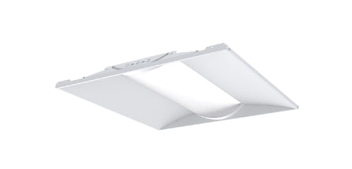 Lithonia STAK 2X2 3000LM 80CRI 35K COL MIN10 ZT MVOLT E7W 2'x2' LED Center Element Lay-In 3000 Lumens, 80 CRI, 3500K Color Temperature, Curved Opal Lens, Dims to 10%, 0-10V Dimming, 120-277V with emergency battery back up