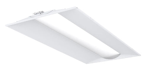 Lithonia STAKP 2X4 3000LM 80CRI 40K COLT MIN10 ZT MVOLT 2'x4' STACK Prime LED Center Element Troffer, 3000 Lumens, 80 CRI, 4000K, Curved Opal Lens With Trim, Dims to 10%, 0-10V Dimming, 120-277V