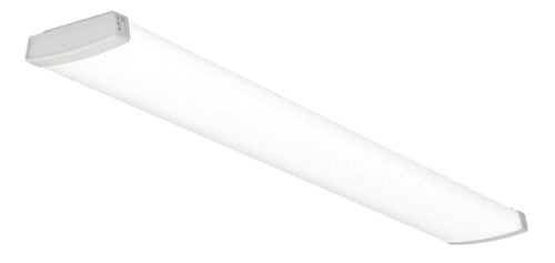 Lithonia TRUN 48 ALO4 CMP 8SWW2 ZT MVOLT 4' LED Wrap, Narrow Body, Curved Microprismatic Diffuser, Selectable 2000/3000/4000 Lumens, 120-277V, Selectable CCT 3000/4000/5000K, 0-10V