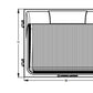 Lithonia TWX3 LED ALO 50K MVOLT PE DDBTXD Outdoor LED Wallpack Adjustable Light Output 5000K with Photocell, in Dark Bronze