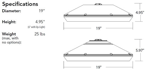 Lithonia VCPGX LED V8 P3 30K 80CRI T5M MVOLT SRM E10WH DNAXD LED Parking Garage Light, 8 Light Engines, P3 Package, 3000K, 80 CRI, Type V Medium Dist, 120-277V, Surface Mount, Natural Aluminum