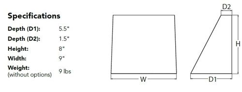 Lithonia WDGE1 LED P2 35K 80CRI VF MVOLT SRM PE DBLXD Architectural LED Wallpack, P2 Package, 3500K Color Temperature, 80 CRI, Visual Comfort Forward Throw Distribution, 120-277V, Surface Mounting Bracket, Button Photocell, Black Finish