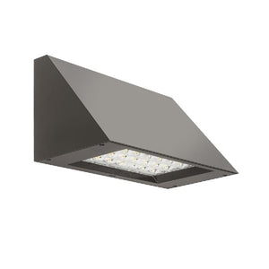 Lithonia WDGE3 LED P3 50K 80CRI R3 MVOLT SRM DDBXD LED Wall Sconce Precision Refractive Optic, P3 Package, 5000K, 80 CRI, Type 3 Distribution, 120-277V, Surface Mounting Bracket, Bronze
