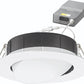 Lithonia WF4 ADJ LED 27K30K35K 90CRI MW 4" Gimbal Wafer Housing-Free LED Downlight, IC/ Non-IC, New Construction/ Remodel, Switchable Color Temperature, 2700K, 3000K, 3500K, 90 CRI, Matte White
