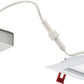 Lithonia WF4 SQ S LED 30K40K50K 90CRI MB M6 4" Square Wafer-Thin Housing-Free LED Downlight, Smooth Trim, Switchable Color Temperature 3000K, 4000K, 5000K, 90 CRI, Matte Black