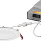 Lithonia WF6 LED 30K40K50K MVOLT 90CRI MW 6" Round Wafer-Thin Housing-Free LED Downlight, IC/ Non-IC, New Construction/ Remodel, Switchable Color Temperature, 3000K, 4000K, 5000K, 120-277V, 90 CRI,