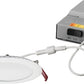 Lithonia WF6 SWW5 90CRI MW M6 6" LED Ultra-Thin Wafer Downlight, Switchable 2700K-5000K, 90 CRI, 970 Lumens, Matte White